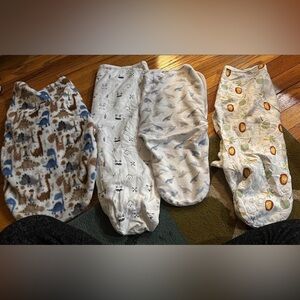Neutral Animal Print Swaddle Set -
